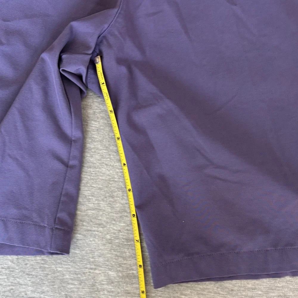Ex Condition! Men’s Adidas purple flat front golf shorts 30” waist 9” inseam
